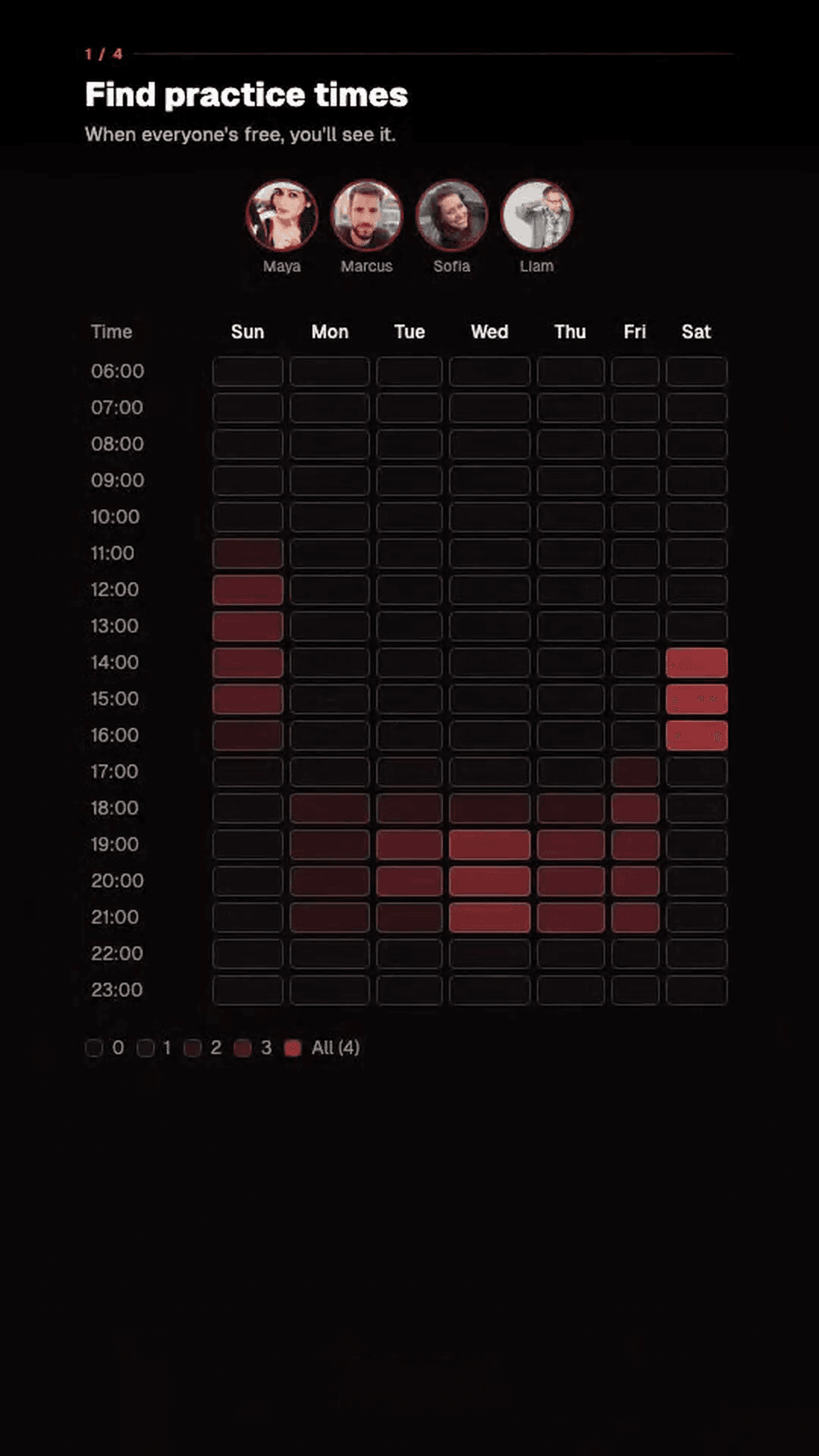 Bander feature tour: schedules, setlists, fan check-in, gig board